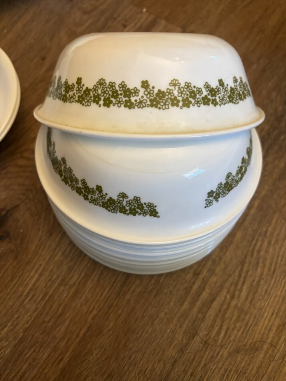 Lot 7 Corelle Crazy Daisy Spring Blossom Cereal Bowl